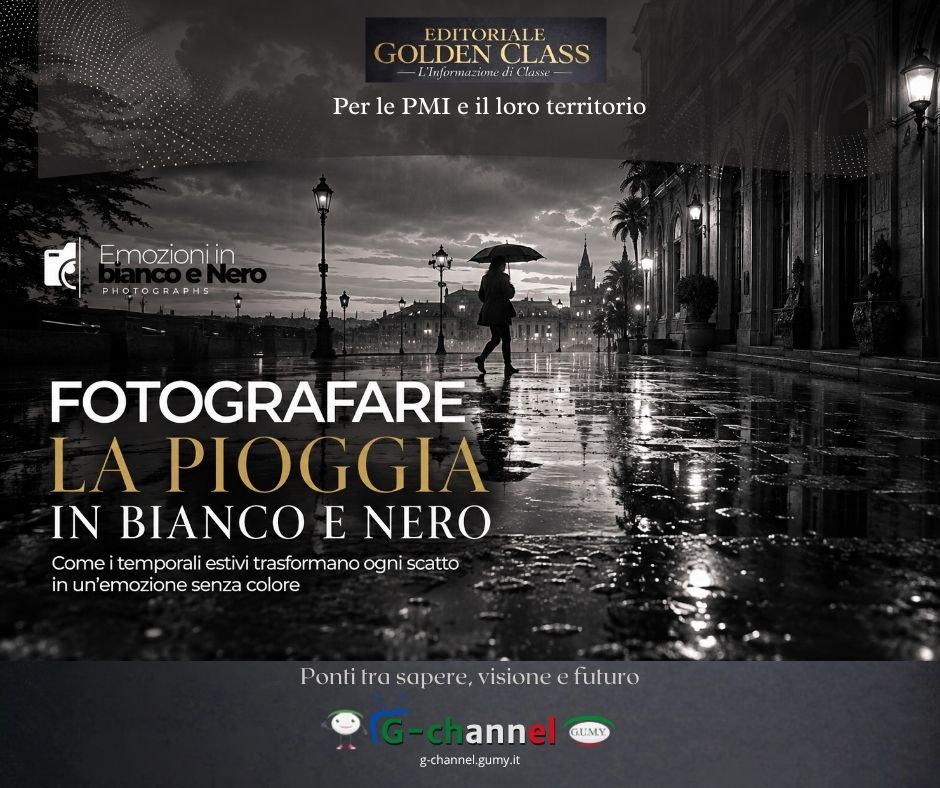 Fotografare la pioggia in bianco e nero